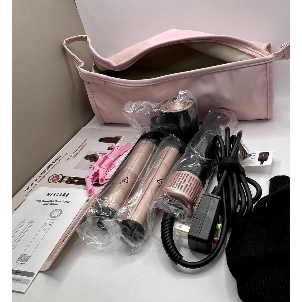 3-in-1 Hot Air Hair Dryer / Styler / Curler (Dual Voltage) - Picture 2 of 8